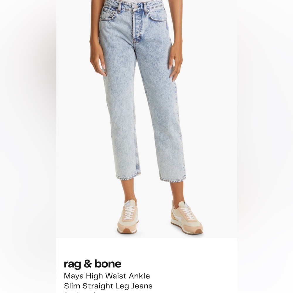 Rag & Bone Maya Ankle Slim Jean Belmar size 27